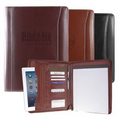 Burgundy Atlantis Leather Portfolio